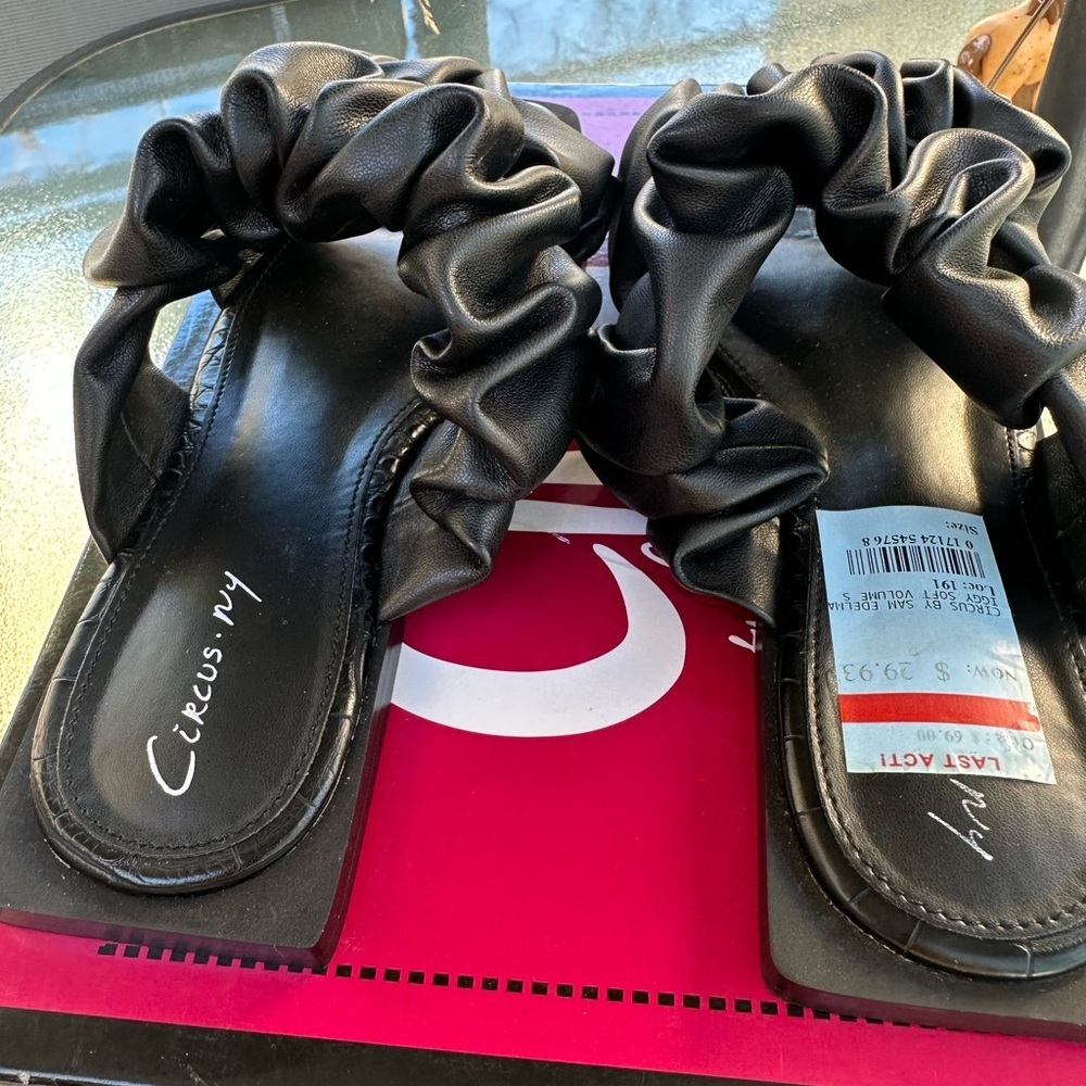 Circus‎ by Sam Edelman Black Slide Iggy Sandals. Size 6M NWB - Picture 11 of 16